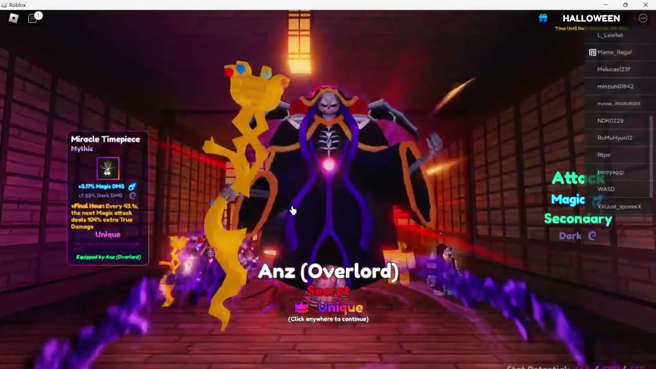 Anime Adventures UPD17 Infinity Castle Top10 Cutline Hard Room(323) Anz Unique info