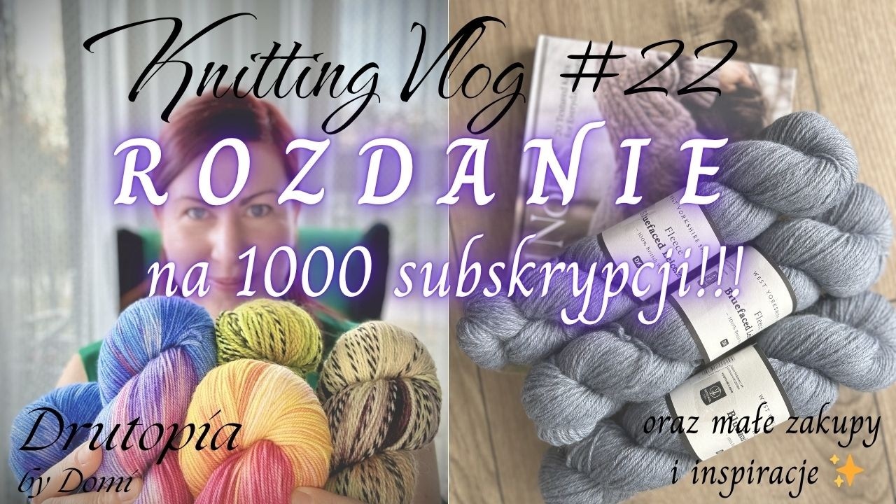 #22: ROZDANIE na 1000 subskrypcji!!! 🥳🥳🥳| Małe zakupy i inspiracje ✨