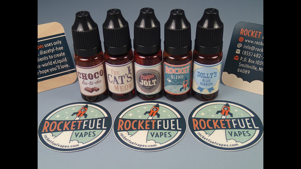 Rocket Fuel Vapes: E-Liquid Review pt.1