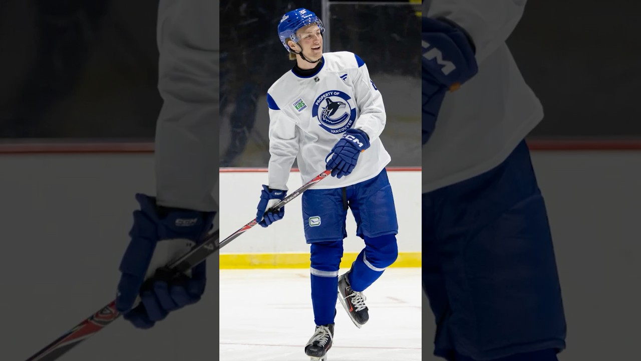 Canucks 6'7 centre prospect, Brooks Rogowski makes strong impression at World Jr showcase