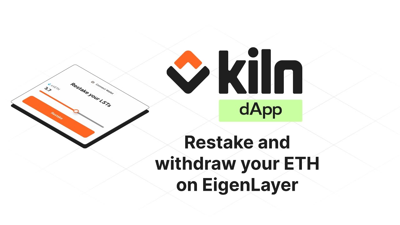 Native Restaking on Kiln dApp demo video