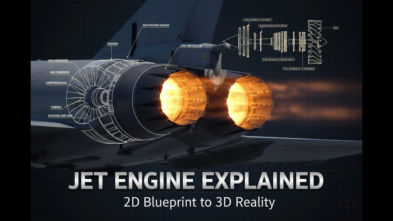 High-Performance Jet Engine Prototype | Precision Engineered Aerodynamics. #dominik #aerospace #art