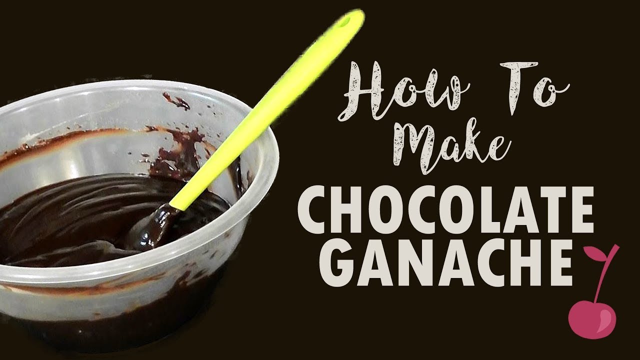 How to Make Dark Chocolate Ganache for Cakes | Cherry Basics Tutorials