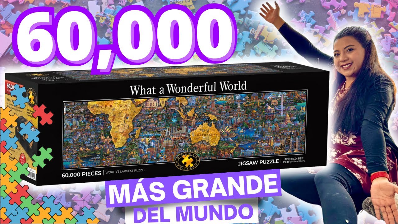 EL ROMPECABEZAS MÁS GRANDE DEL MUNDO con 60,000 PIEZAS - Amigos de Guzz y Puzzles México