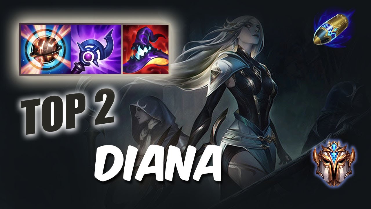 [Wild Rift] Diana top 2 - S13 RUSH Challenger ranked game + build