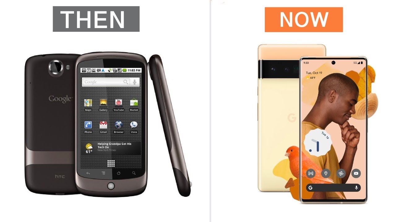 Evolution of Google Phones