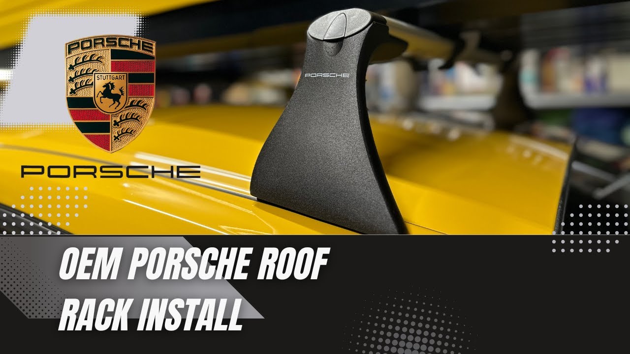 OEM Porsche 911 997 Roof Rack Install