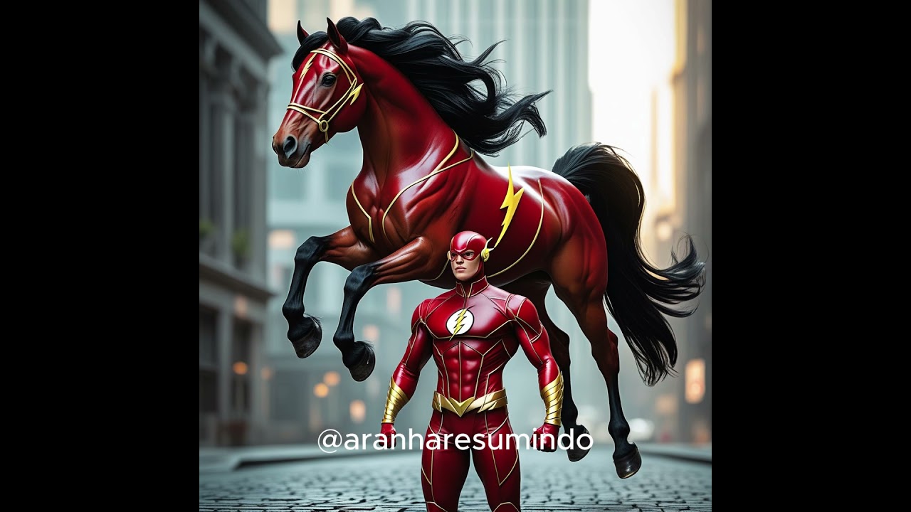Os cavalos dos her&oacute;is tem super poderes!  #spiderman #marvel #curiosidades
