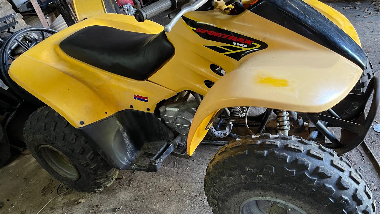 Rebuilding top end honda trx90