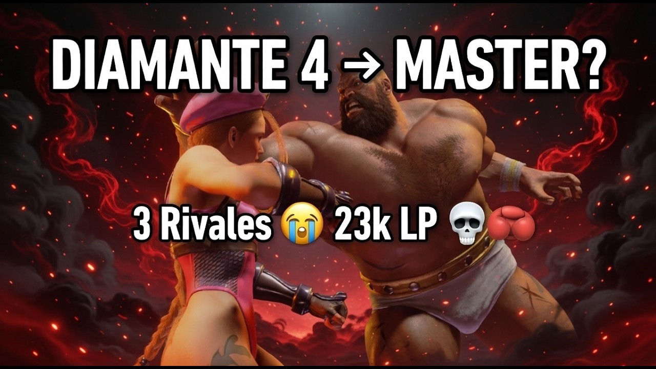 ¡Zangief Diamante 4 → Master? 3 rivales BRUTALES 😭 | Road to Master