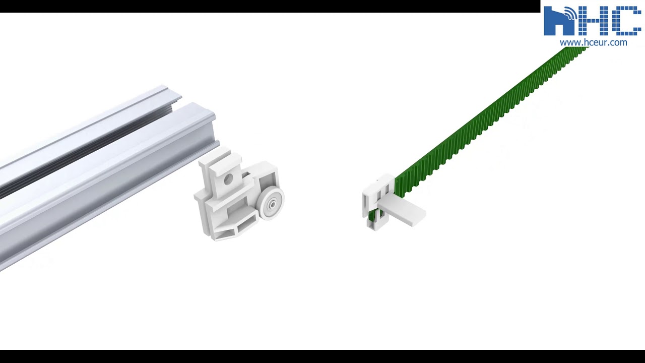 DIY Smart Curtain Tracks HT700 - Central Opening Assembly (operate 2 curtains)