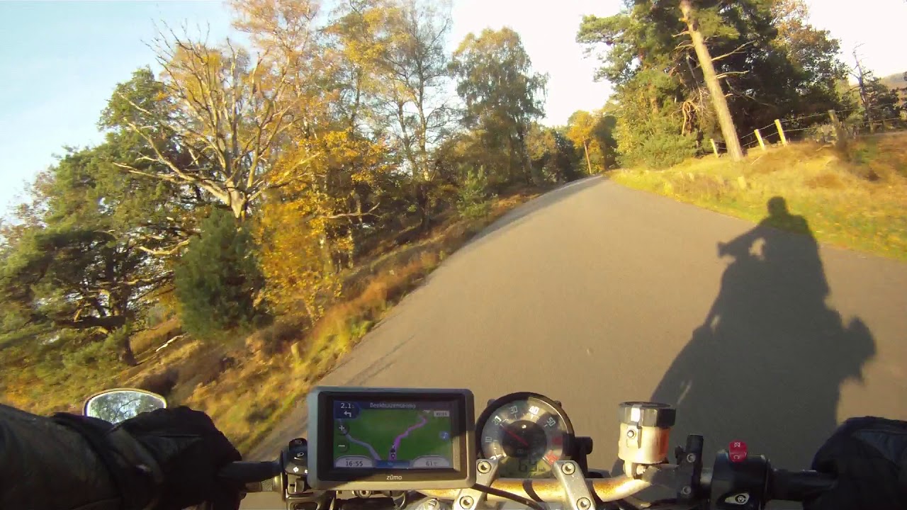 MT-01 Cruising Down the Beautiful Dutch Fall