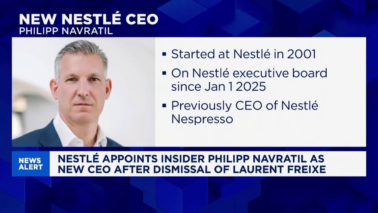 Генеральный директор Nestlé Лоран Фрейше уходит в отставку после расследования