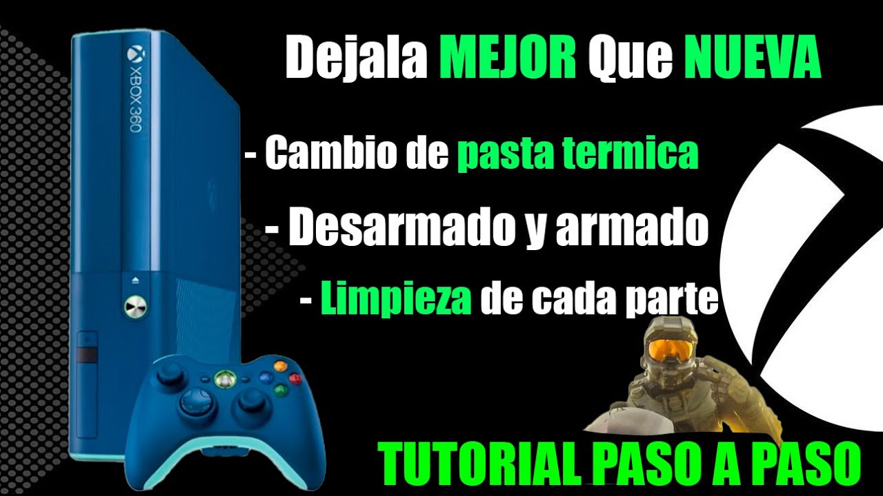 Tutorial Paso a Paso Como Limpiar y Cambiar La Pasta Termica De Una Xbox 360 E | JxR