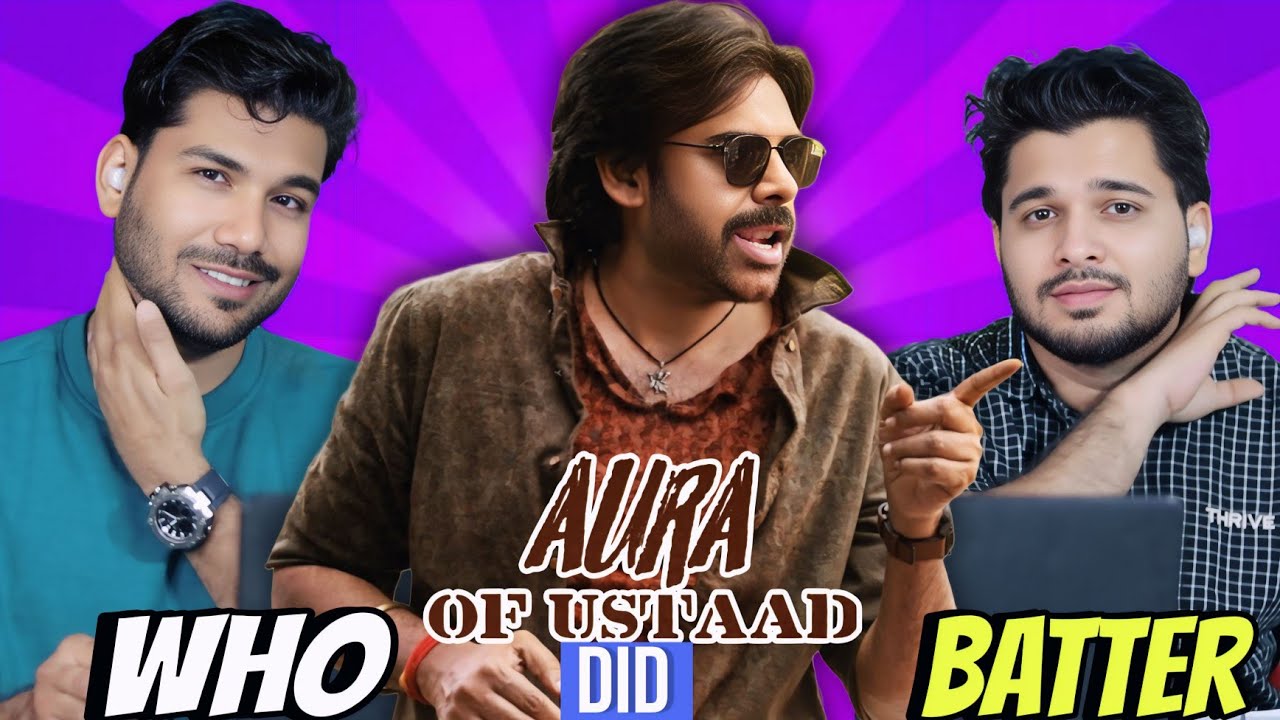 Aura Of Ustaad Lyrical Reaction | Ustaad Bhagat Singh | Pawan Kalyan | DSP | Harish Shankar 🔥