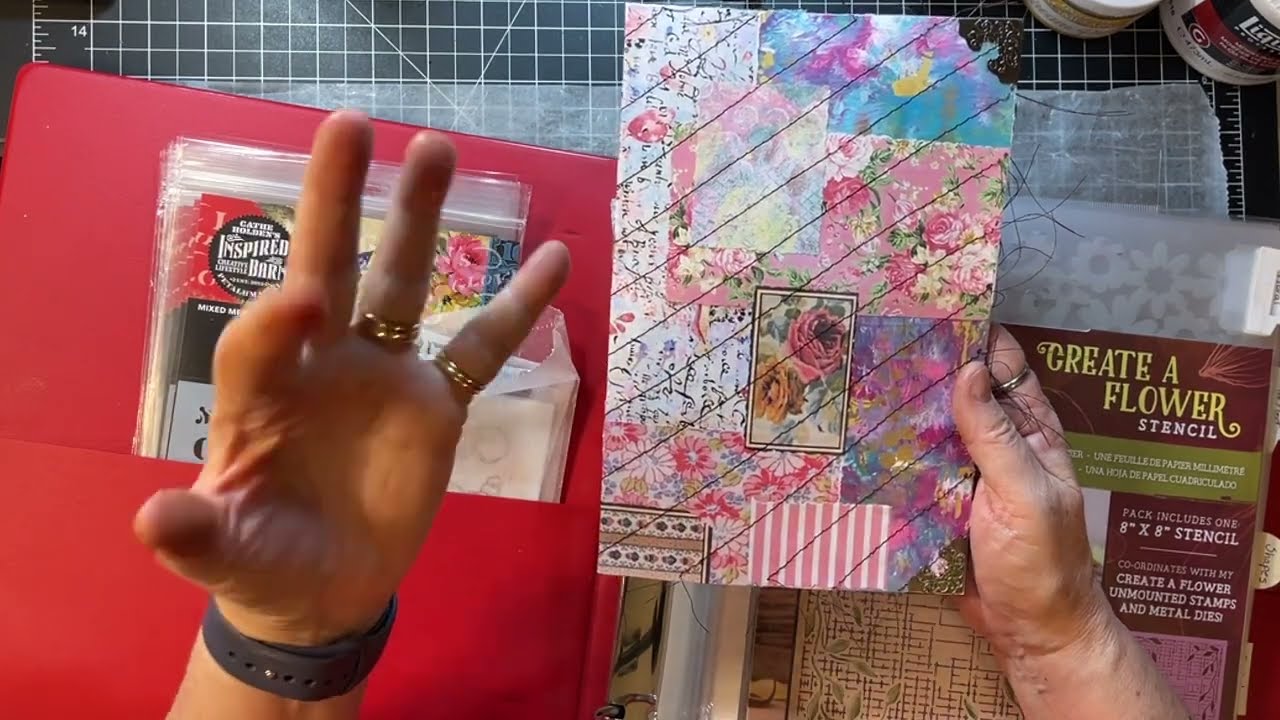 Mixed Media Monday! - Texture, Cream, Grit and Bead Pastes!