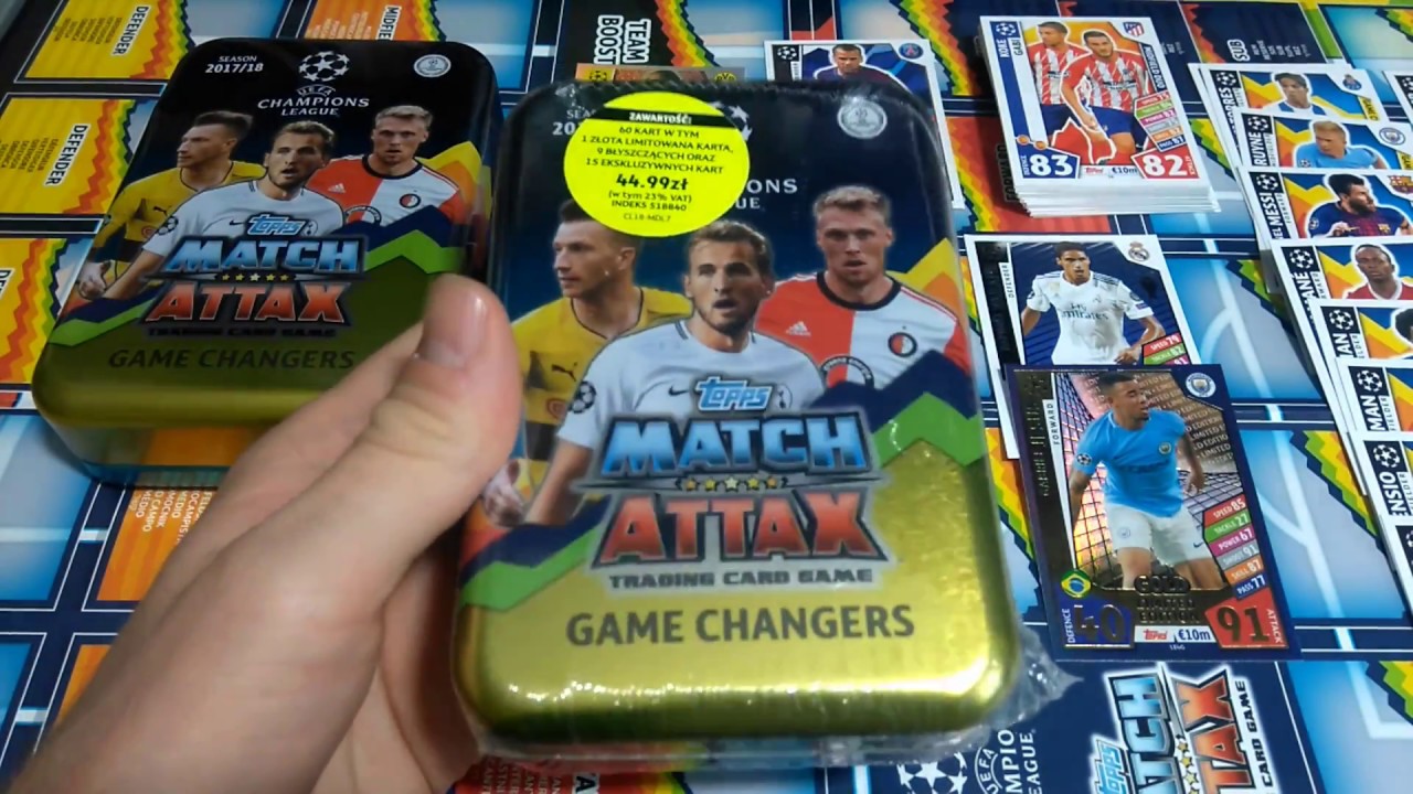 █▬█ █ ▀█▀☆ DUŻA PUSZKA KOLEKCJONERA CHAMPIONS LEAGUE 17/18 GOLD LIMITED EDITION CARD ☆ UNBOXING