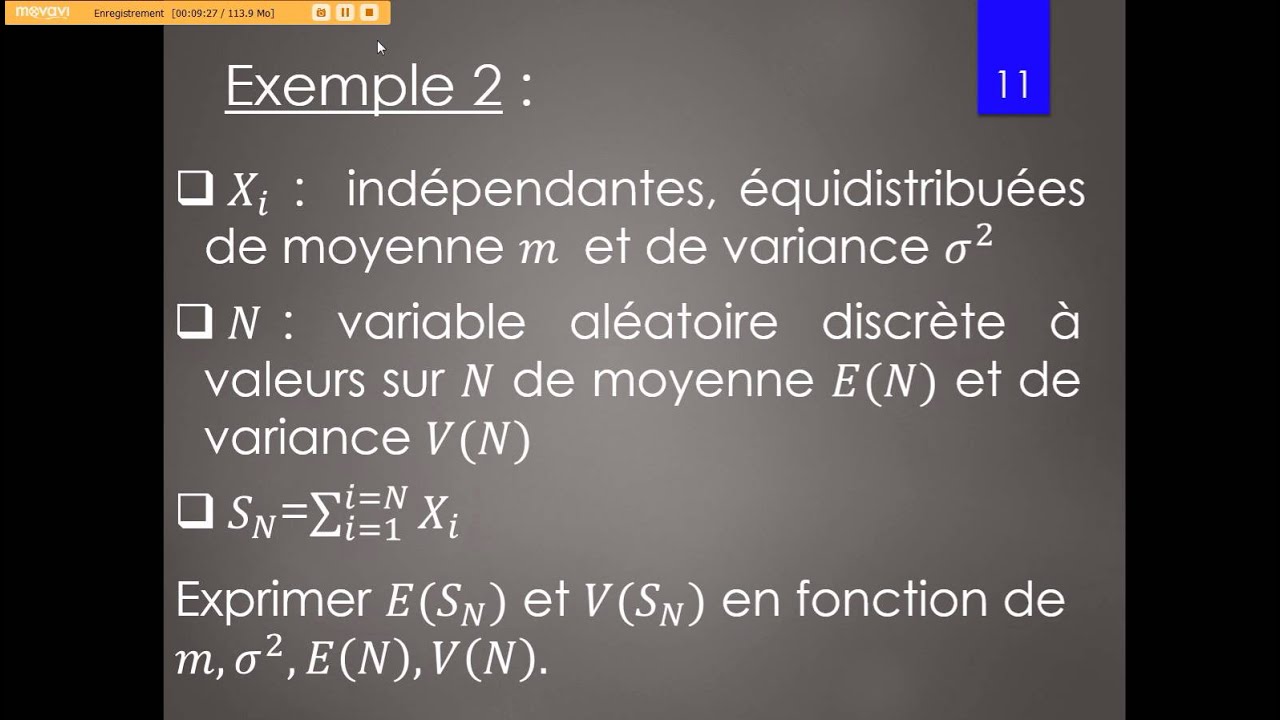 Variables aléatoires - Lois et espérances conditionnelles - ESTP Paris