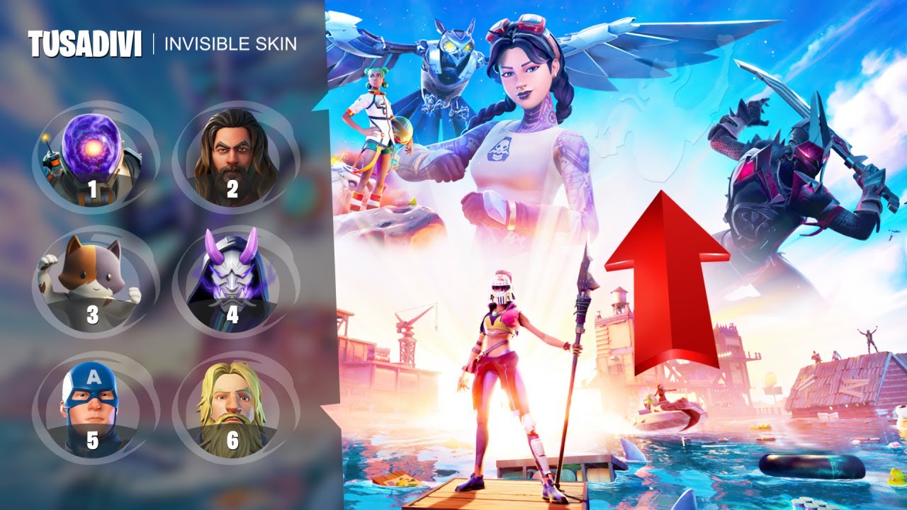 ADIVINA LA SKIN INVISIBLE EN LA PANTALLA DE CARGA - #4 - FORTNITE CHALLENGE | tusadivi