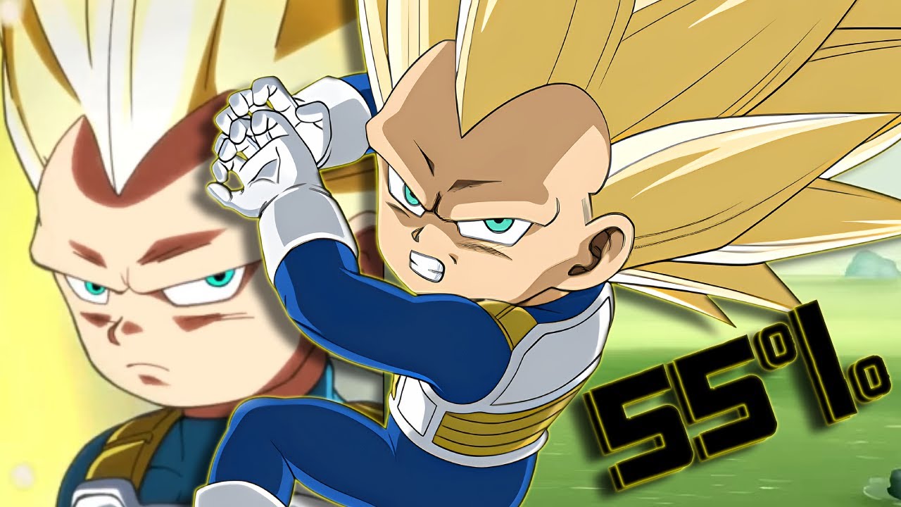 IS TWITTER RIGHT? HOW GOOD IS PHY SSJ3 MINI VEGETA AT 55%? (DBZ: Dokkan Battle)