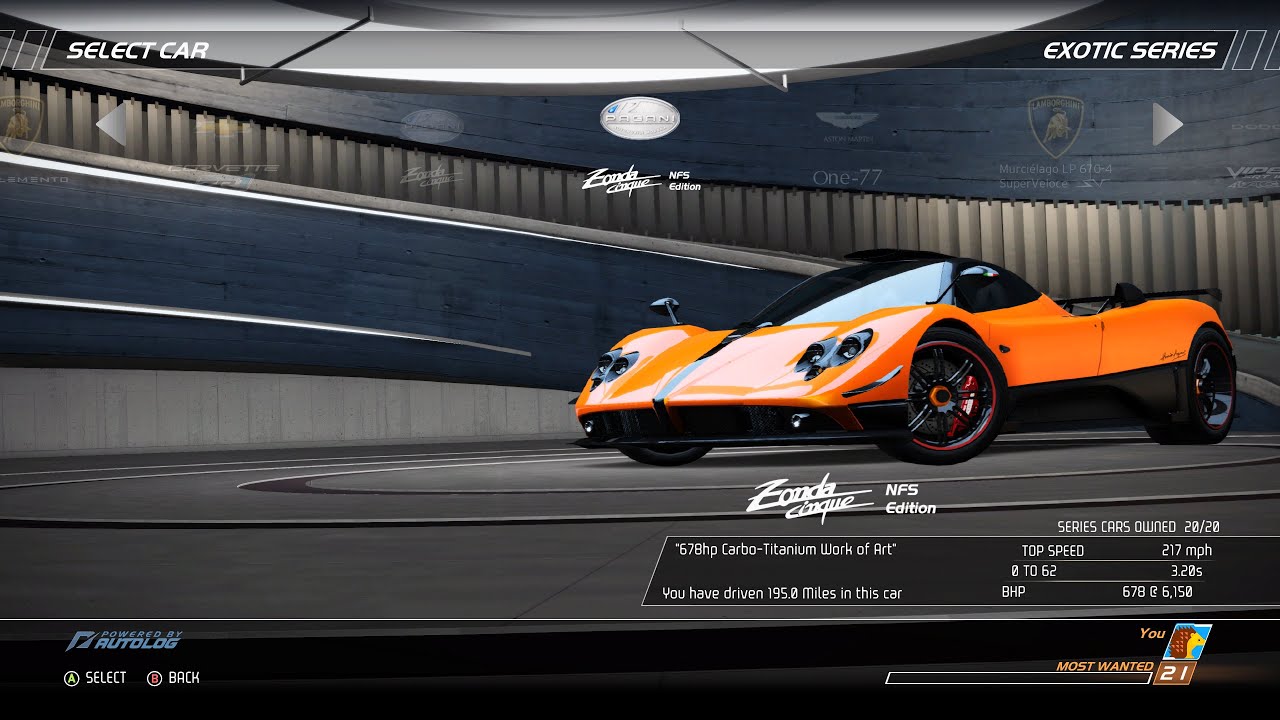 Need For Speed: Hot Pursuit Remastered- All Cars (Racers) 