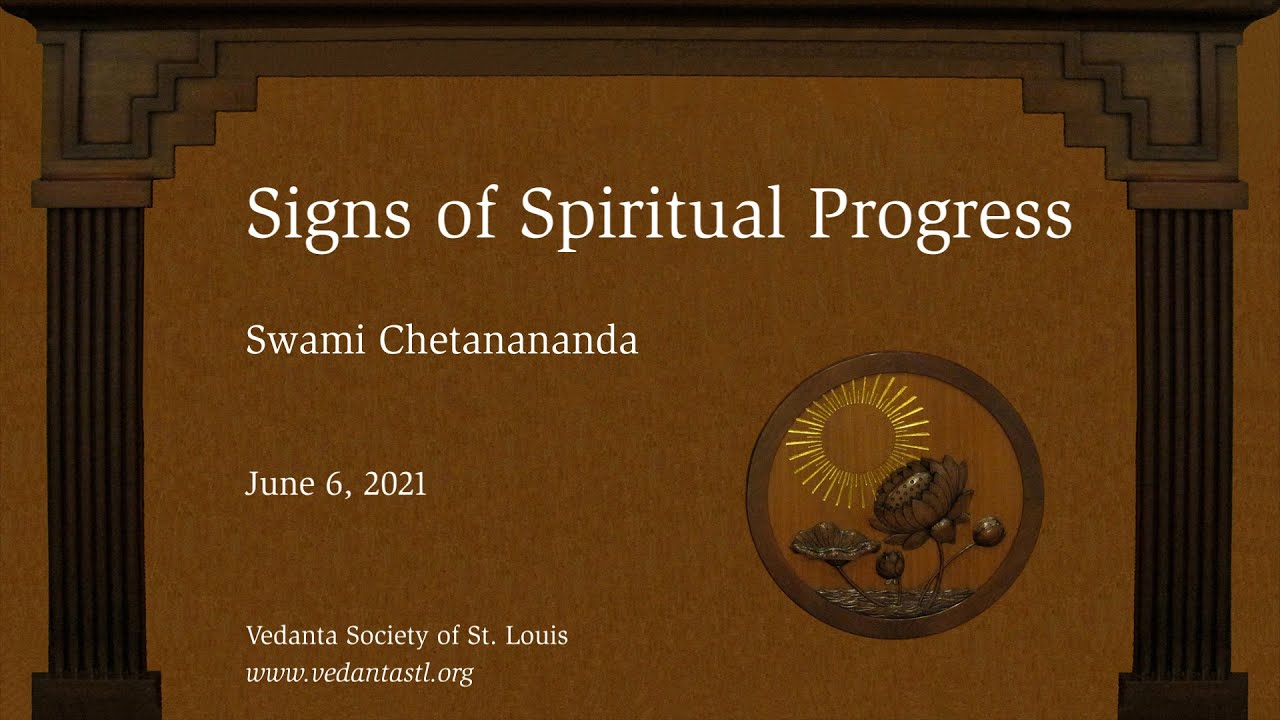 Signs of Spiritual Progress