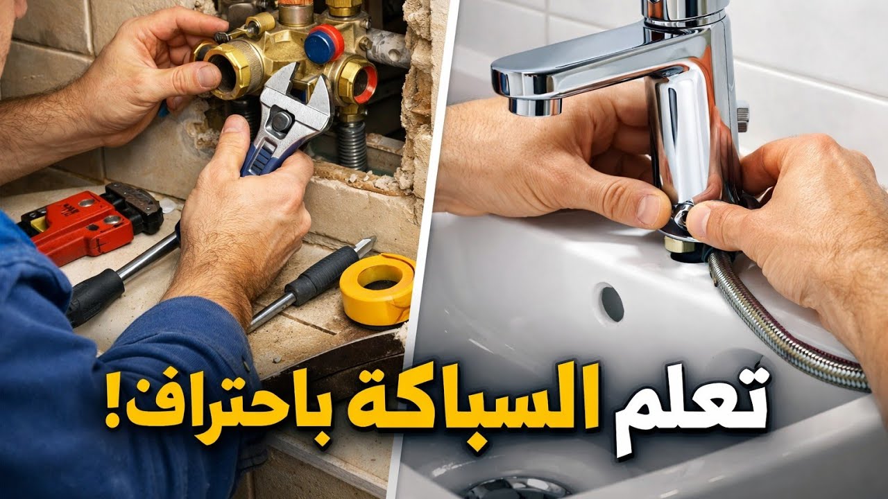 تعلم السباكة باحتراف 