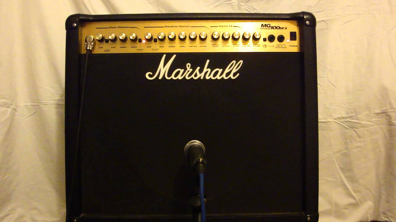 Marshall MG100DFX review - Обзор усилителя Marshall MG100DFX