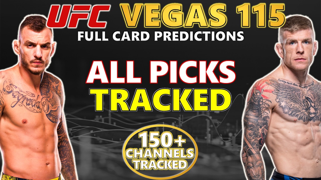 UFC Vegas 115: Moicano vs. Duncan - EVERY Channel Tracked (1,000+ Picks!)