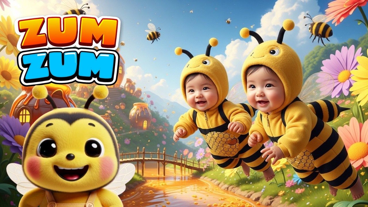 DANÇA DA ABELHINHA 🐝 Baby Zoom | Musica Infantil