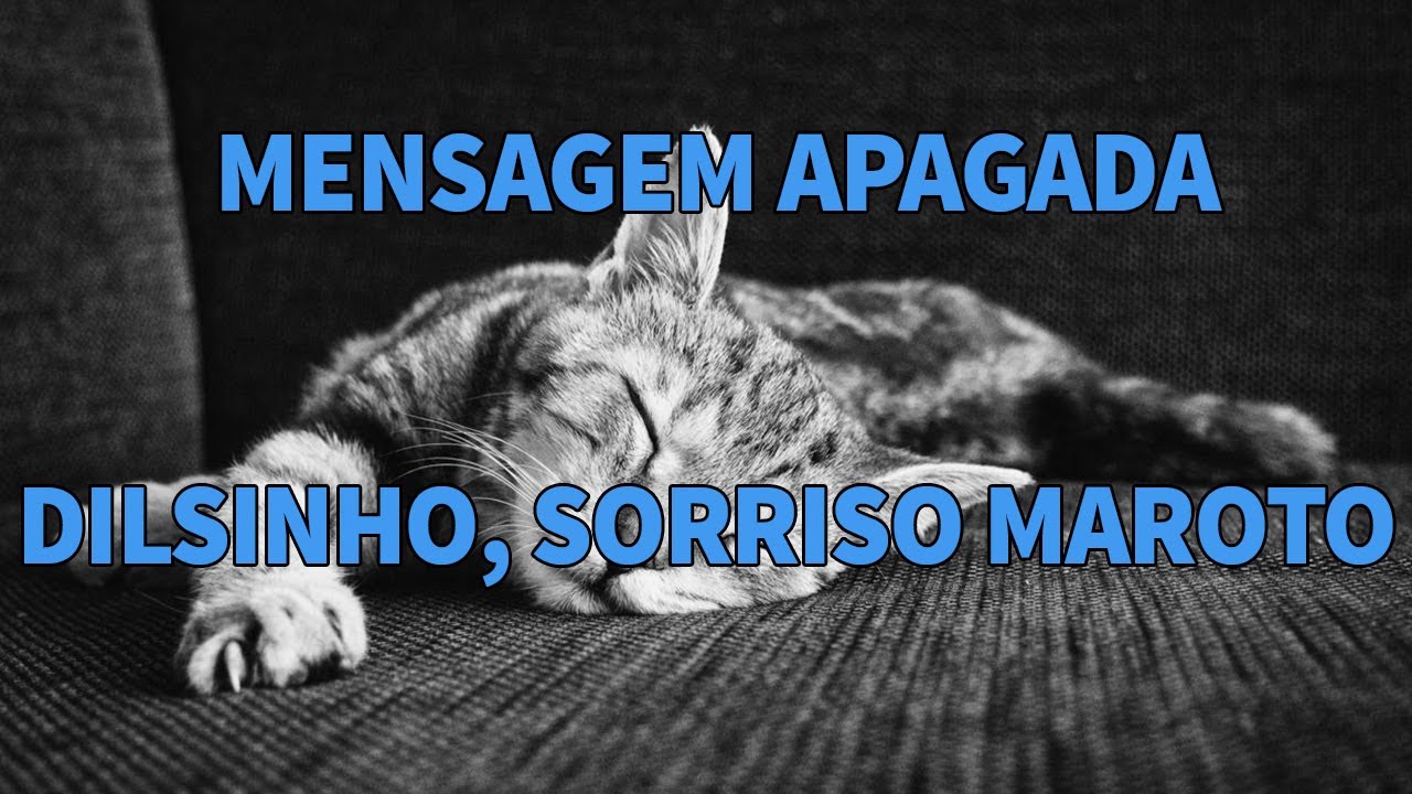 Mensagem Apagada - Dilsinho, Sorriso Maroto - KARAOKÊ FHD