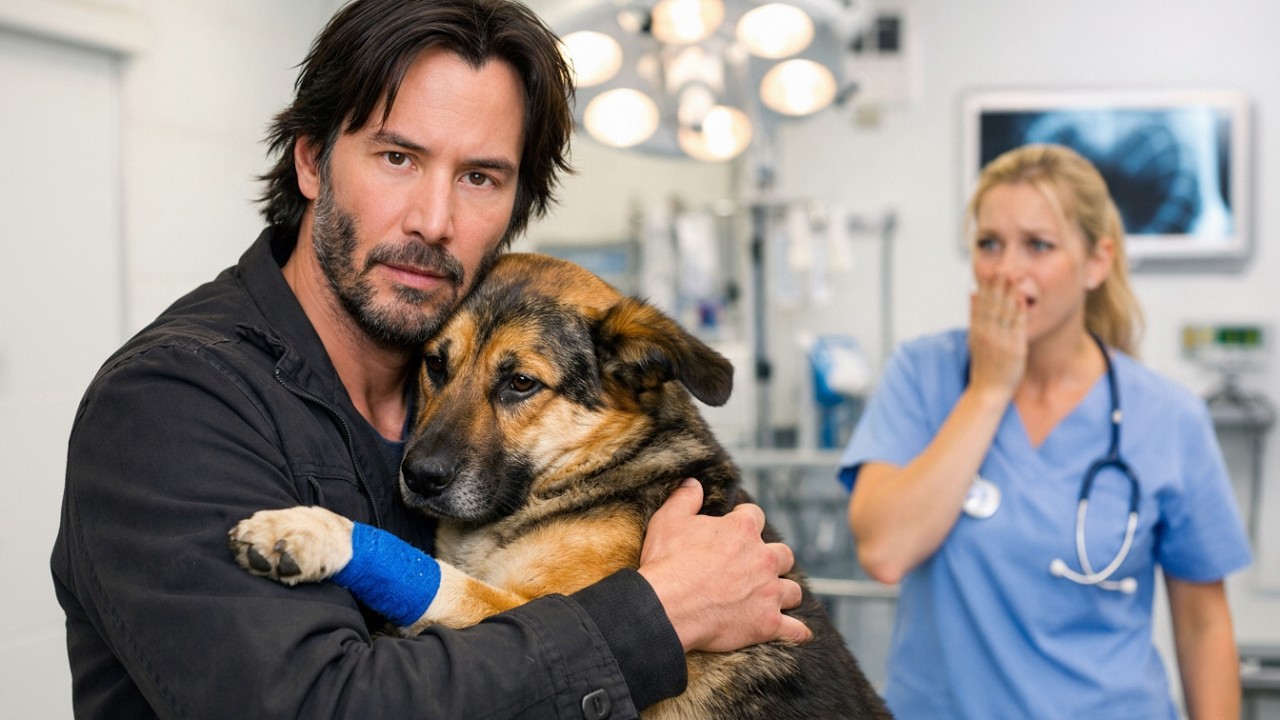 Vet Refused to Treat Keanu Charles Reeves’s Dog — Instantly Regrets It When the Truth Is Revealed
