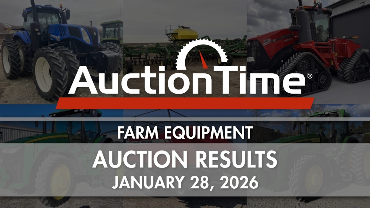 Farm Equipment Auction Results - January 28, 2026