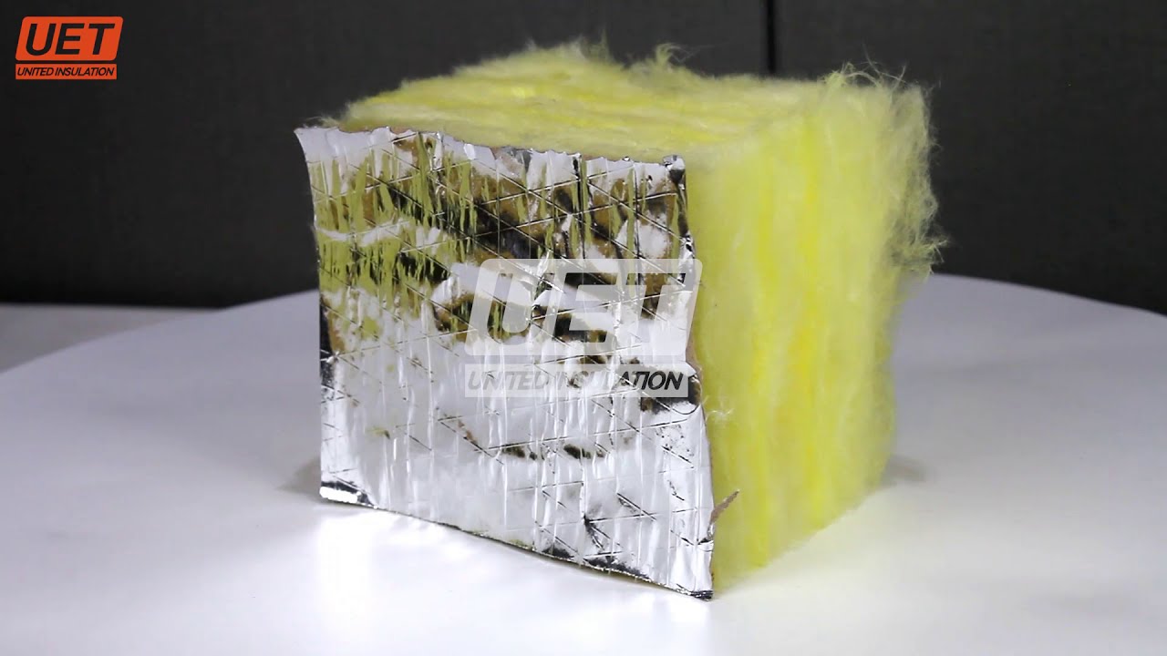 GLASS WOOL WITH ALUMINUM FOIL