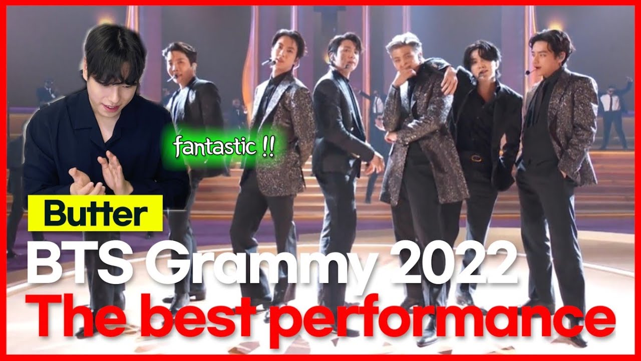 BTS 2022 Grammys Butter Performance !!🔥🧈 [Korean Reaction]