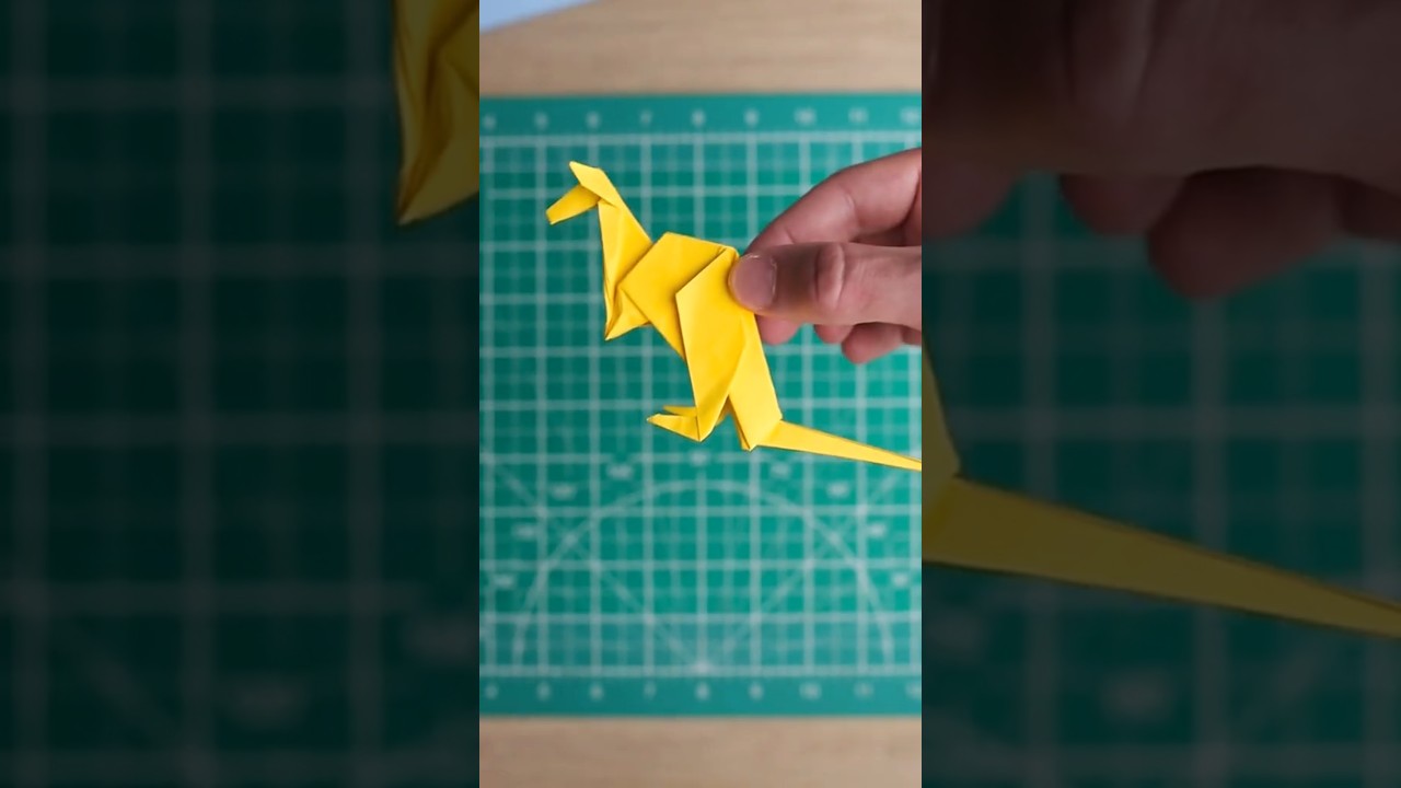 1 MINUTE How to Make an Easy Paper Kangaroo? 