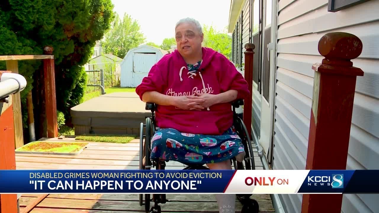 Disabled Grimes woman faces eviction from mobile home park