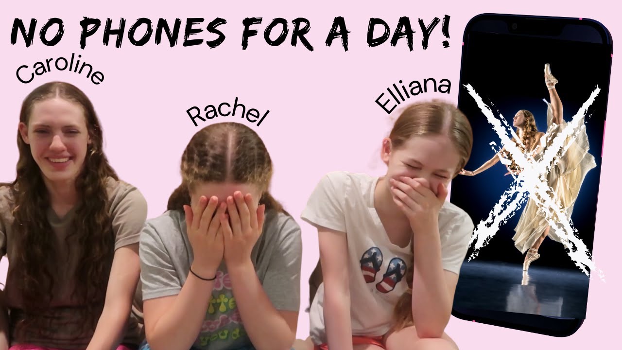 Ballet Dancers & Sisters Try to Spend 24 Hours WITHOUT A PHONE! 🚪❌