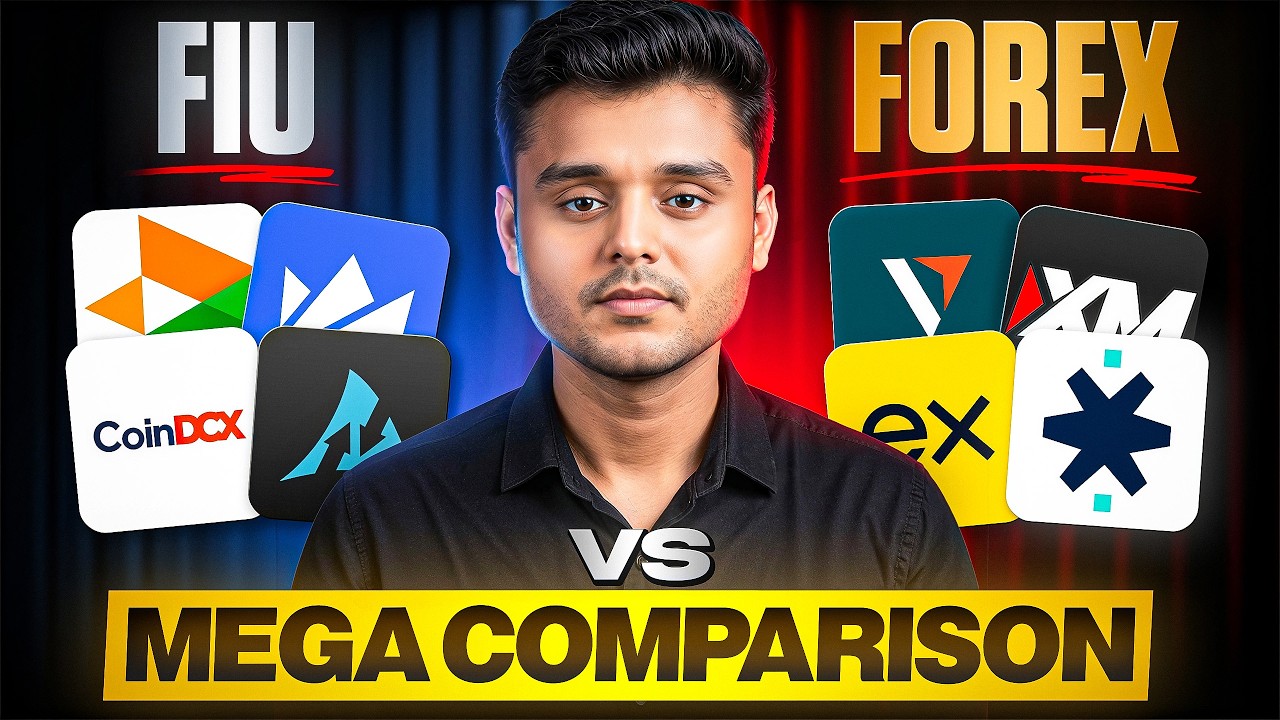 Mega Comparison | FIU Indian Brokers VS Forex Brokers, Delta/Shark/CoinDCX vs Exness/XM/StarTrader