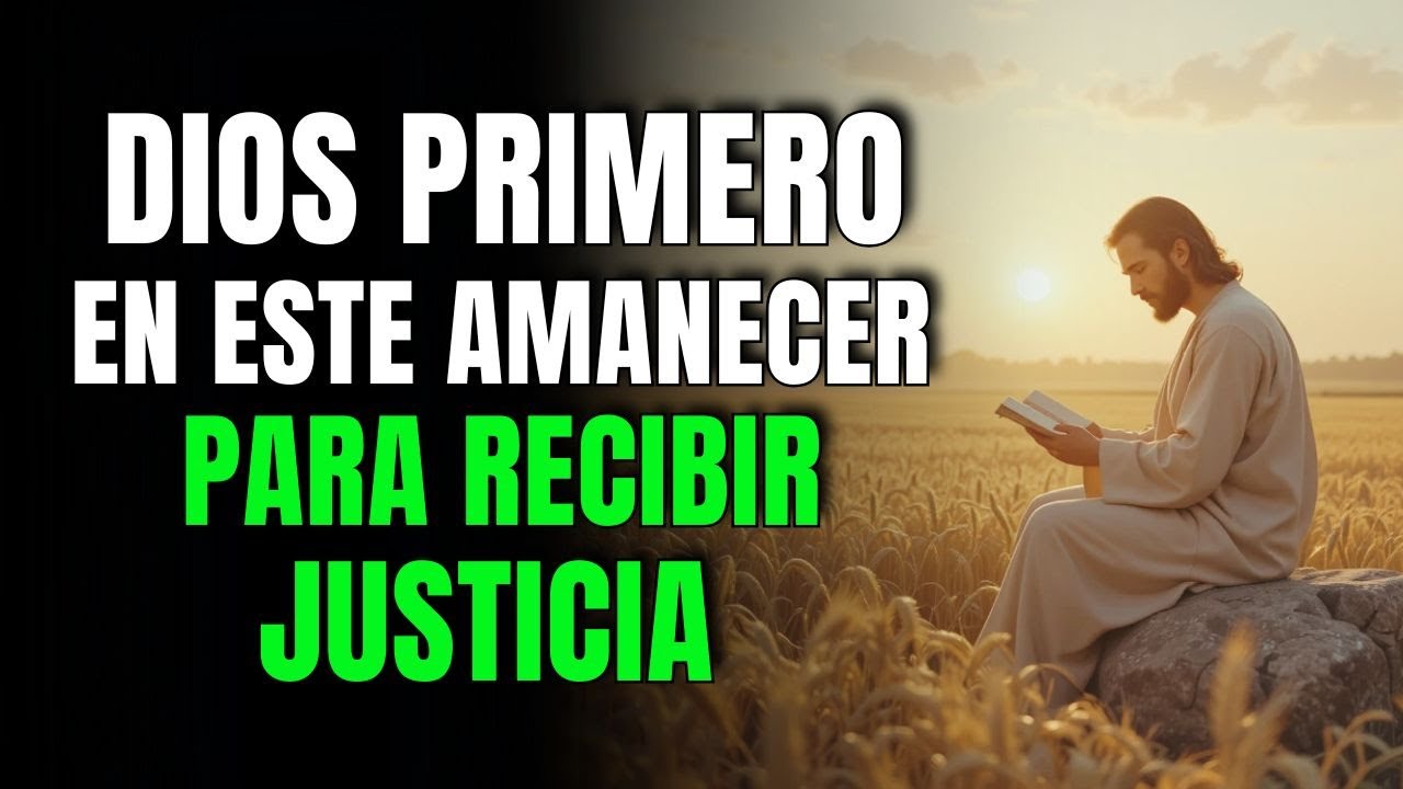 Amanecer con Dios: oraci&oacute;n poderosa para pedir justicia hoy