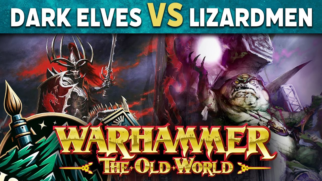 Dark Elves vs Lizardmen The Old World Live Battle Report