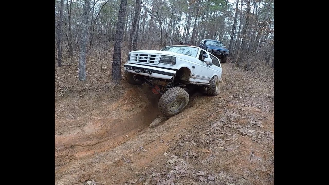 Trail Riding @ RiverRock OHV in fullsize broncos