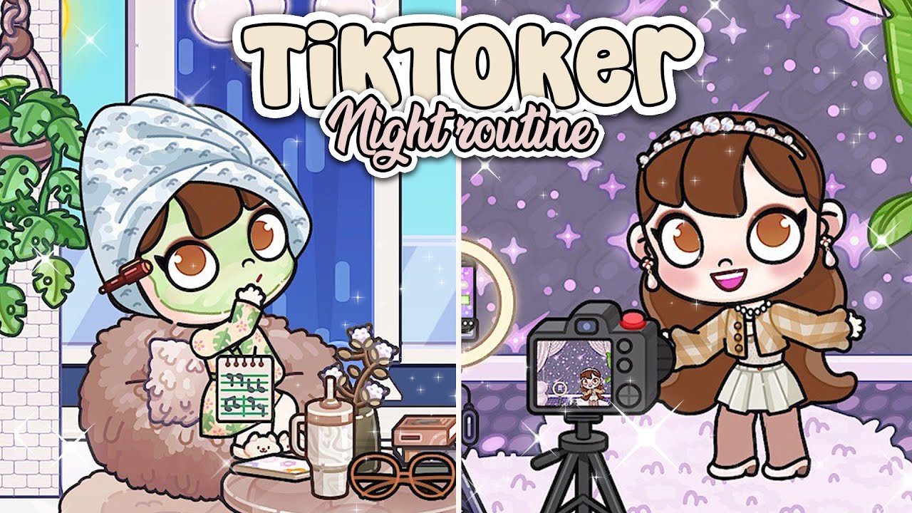 Relaxing Night Routine of a TikToker 💫📸 | Avatar World