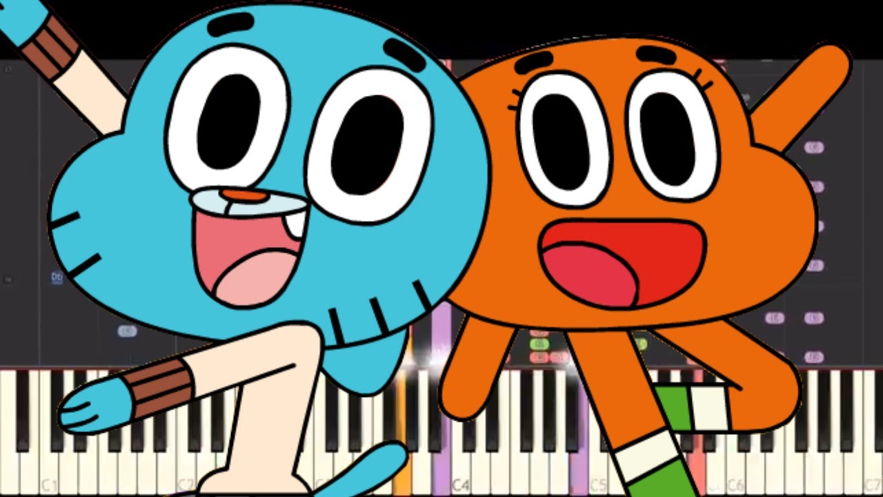 IMPOSSIBLE REMIX - The Amazing World Of Gumball Theme Song - Piano Cover
