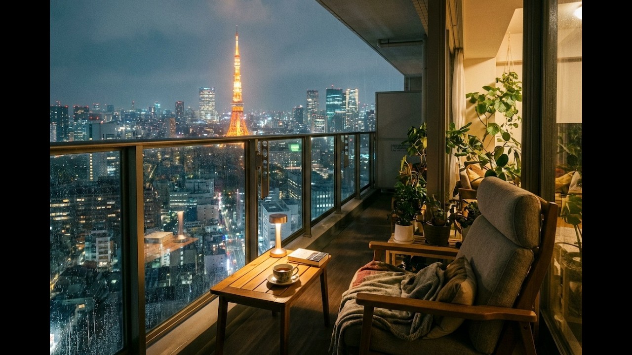 Ambient Rainy Tokyo Night