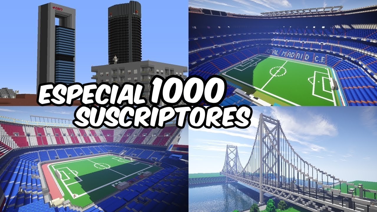 Minecraft: ESPECIAL 1000 SUSCRIPTORES | Recopilaci&oacute;n de mis construcciones