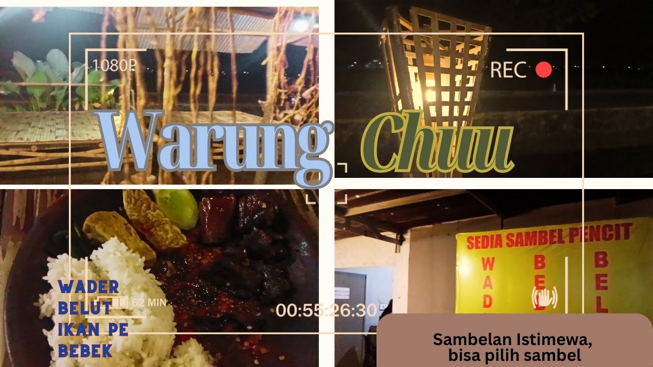 Dapur CHUU Sidoarjo || Nasi Cobek bisa pilih sambal