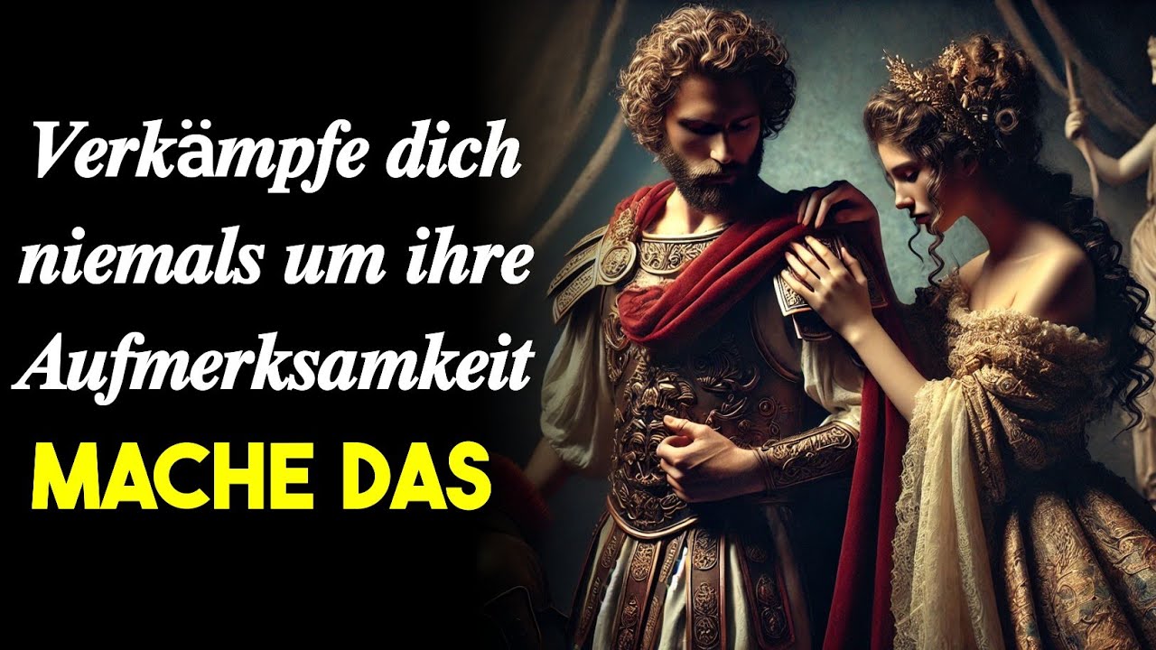 Kämpfe niemals um ihre Aufmerksamkeit! Mach stattdessen das! - Stoizismus“