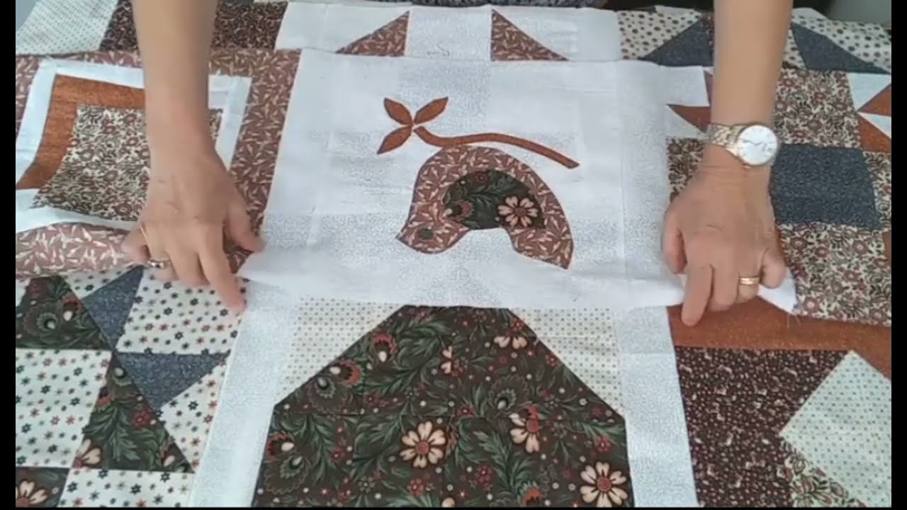 PEGANDO MIS BLOQUES PARA ARMAR MI COLCHA DE PATCHWORK