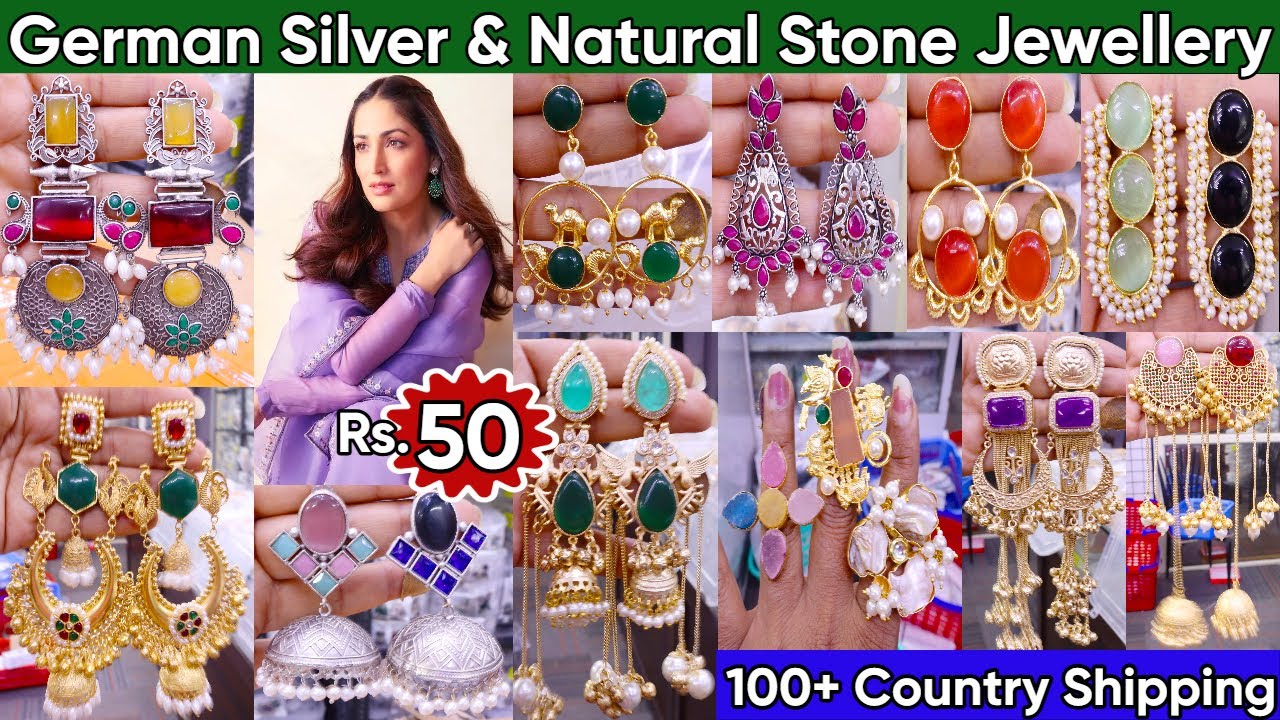 Premium Trending Oxidised, Brass & Natural Stone Jewellery Collection 2026 | New Kashmiri Earrings